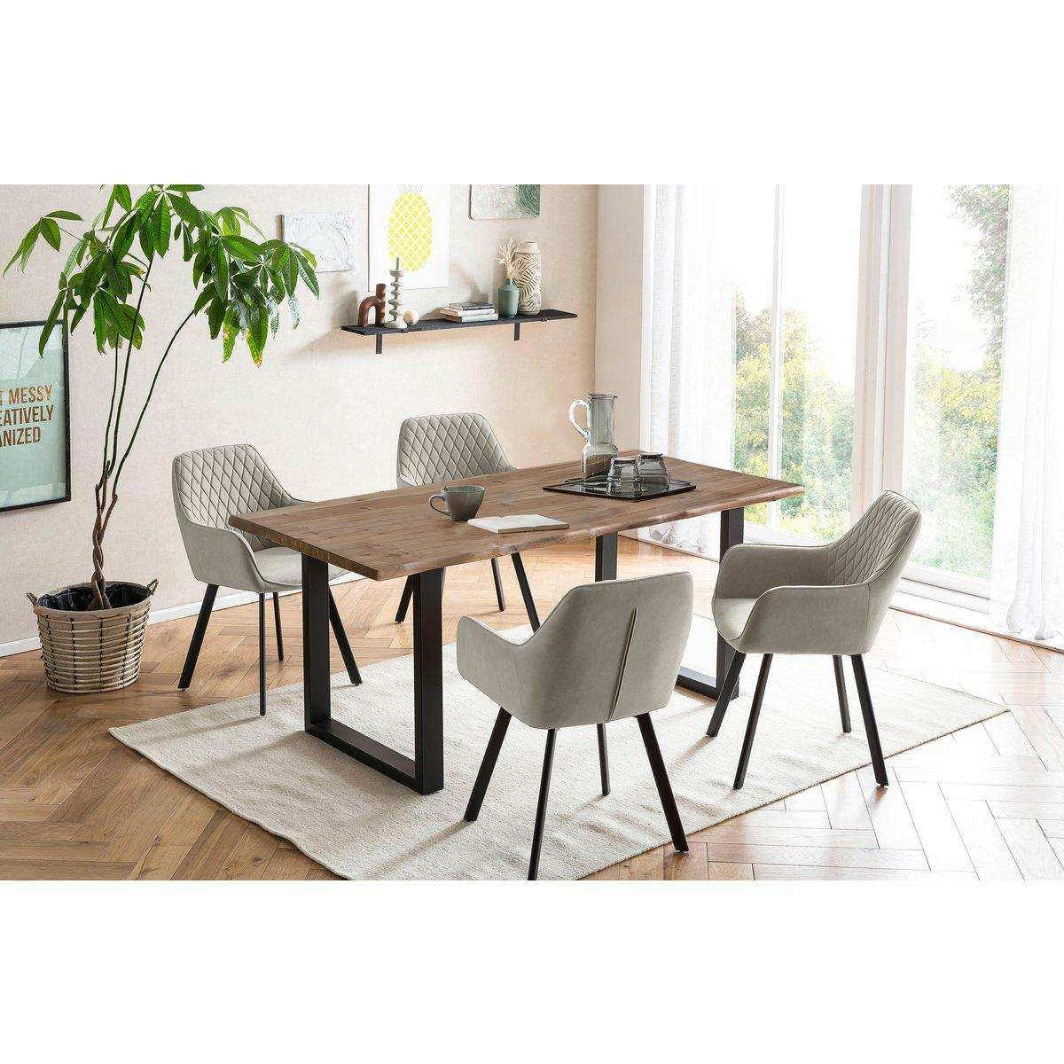 Essgruppe 5 tlg. 160x90 cm - HomeDesign Knaus