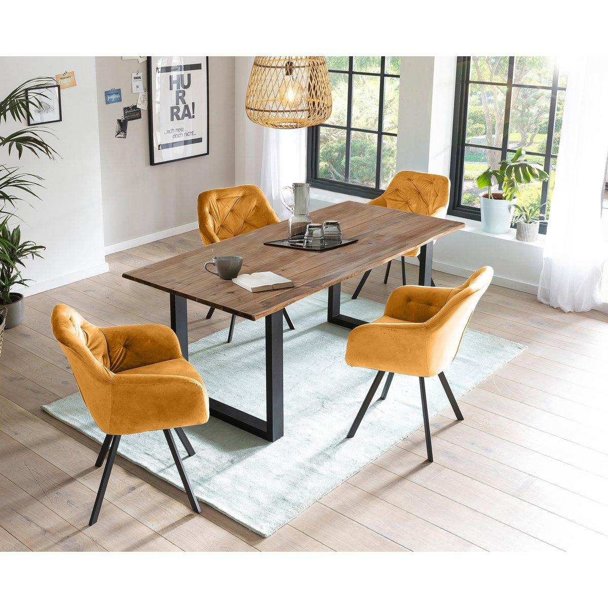 Essgruppe 5 tlg. 160x90 cm - HomeDesign Knaus
