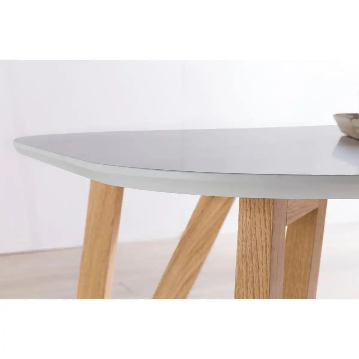Esstisch 140x90x76 cm grau Eiche - HomeDesign Knaus