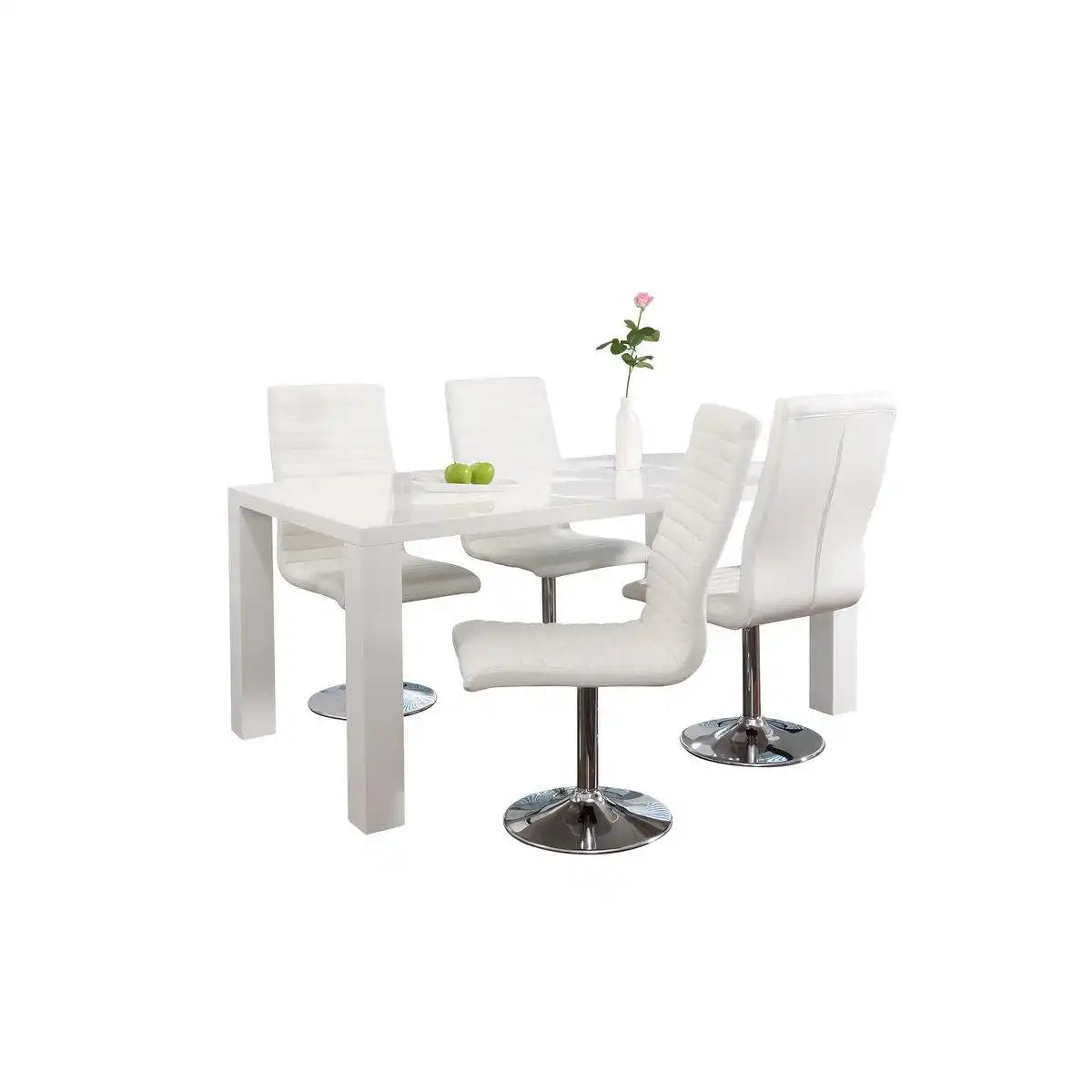 Esstisch 140x90x76 cm weiß - HomeDesign Knaus