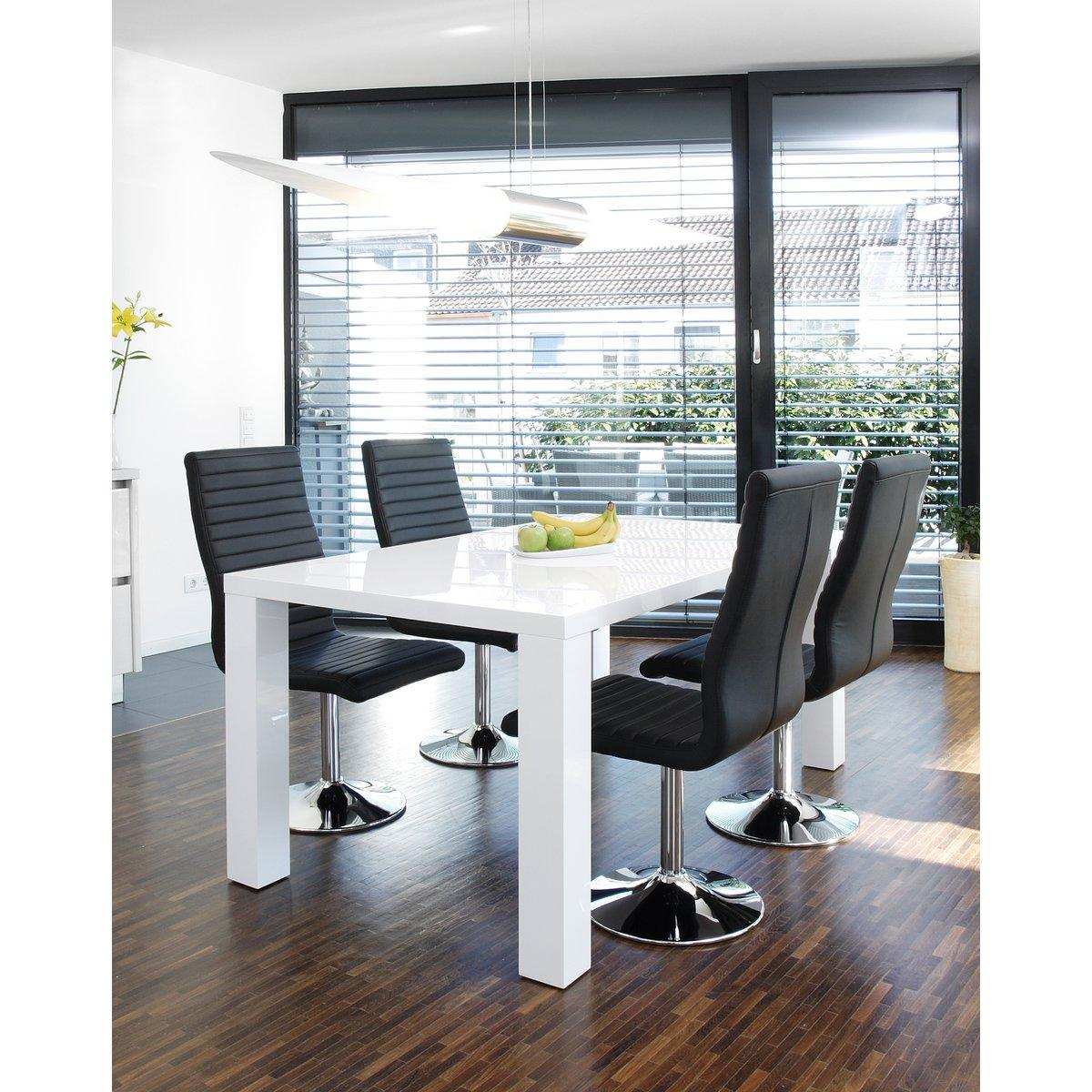 Esstisch 140x90x76 cm weiß - HomeDesign Knaus