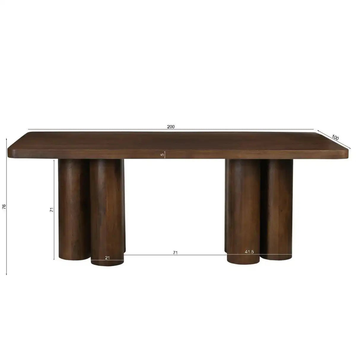 Esstisch 200x100 cm - HomeDesign Knaus