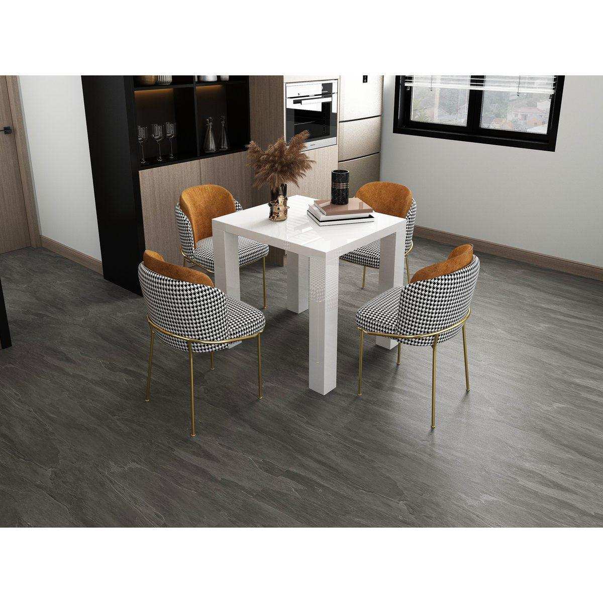 Esstisch 80x80 cm weiß - HomeDesign Knaus