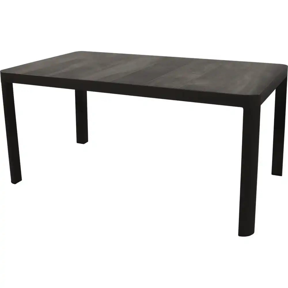 Esstisch Gartentisch Tisch Castilla Negro 160x90cm - HomeDesign Knaus