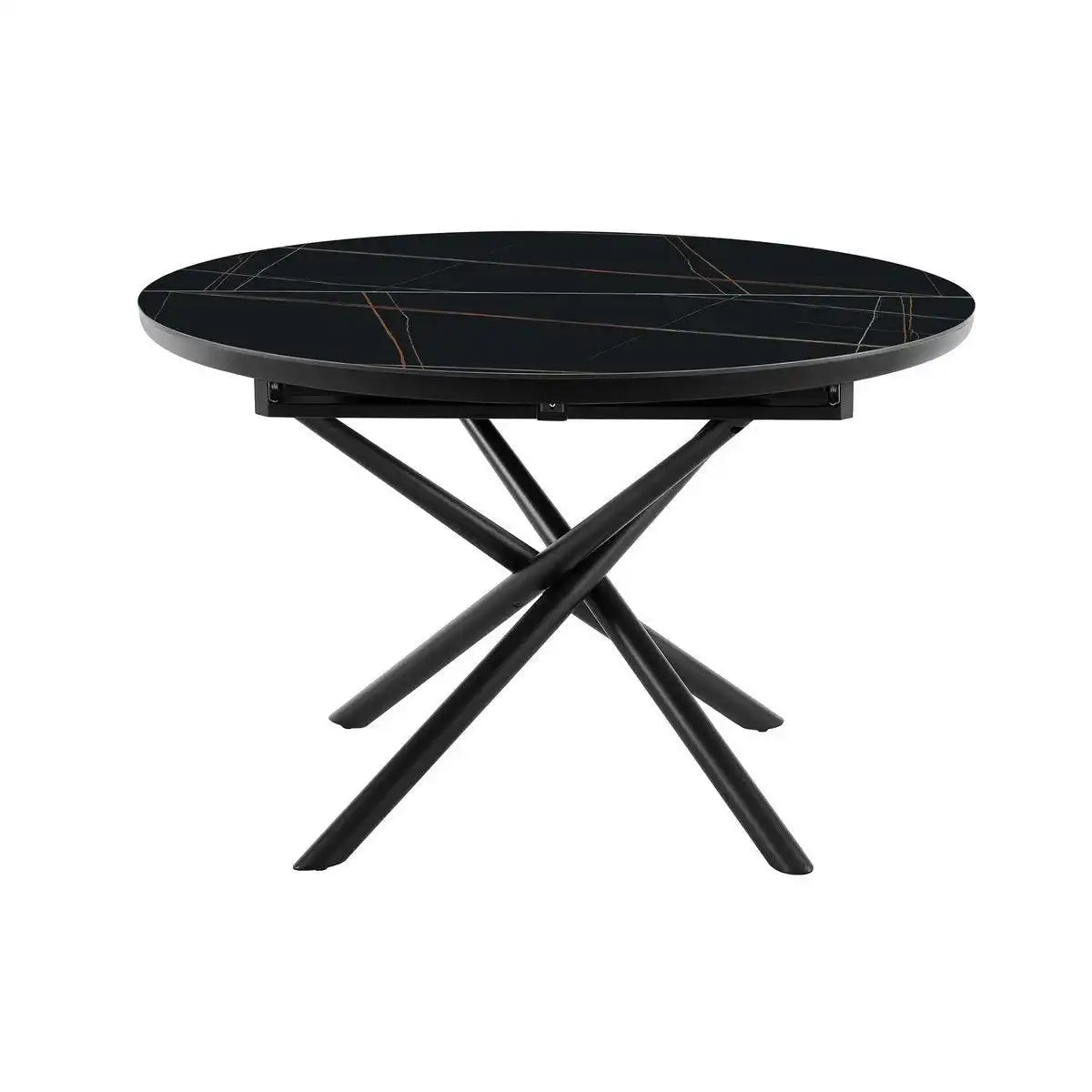 Esstisch Ø120 cm Schwarz - HomeDesign Knaus