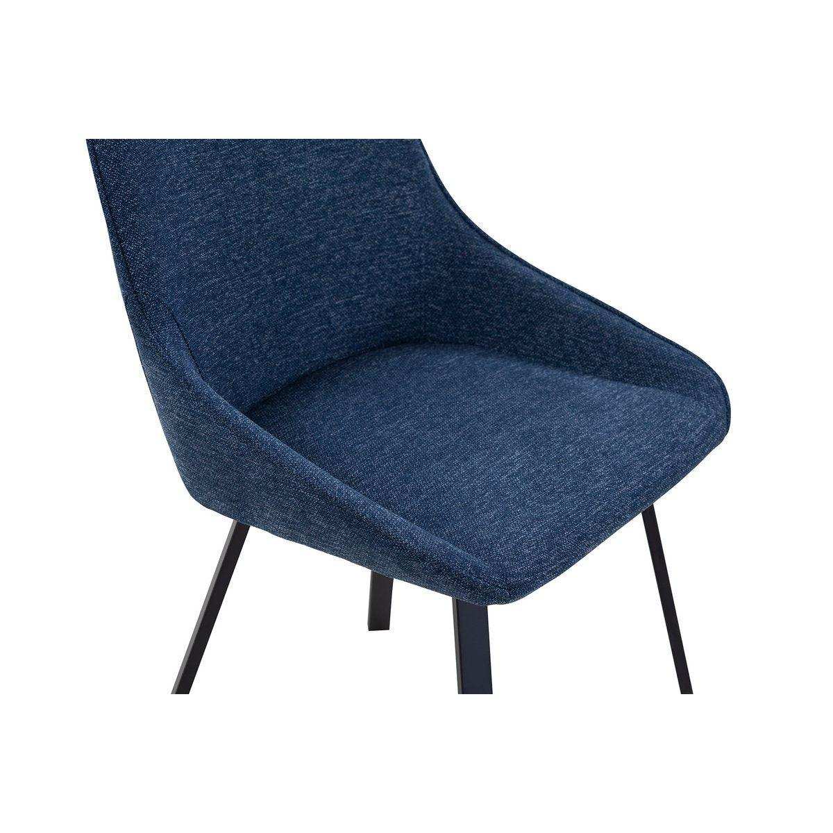 Esszimmerstuhl 2er Set Dunkelblau - HomeDesign Knaus