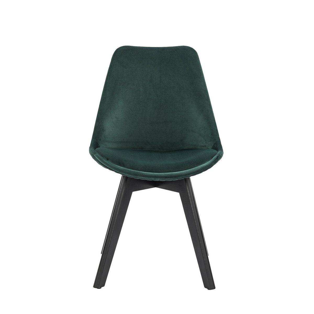 Esszimmerstuhl 2er Set grün Samt - HomeDesign Knaus