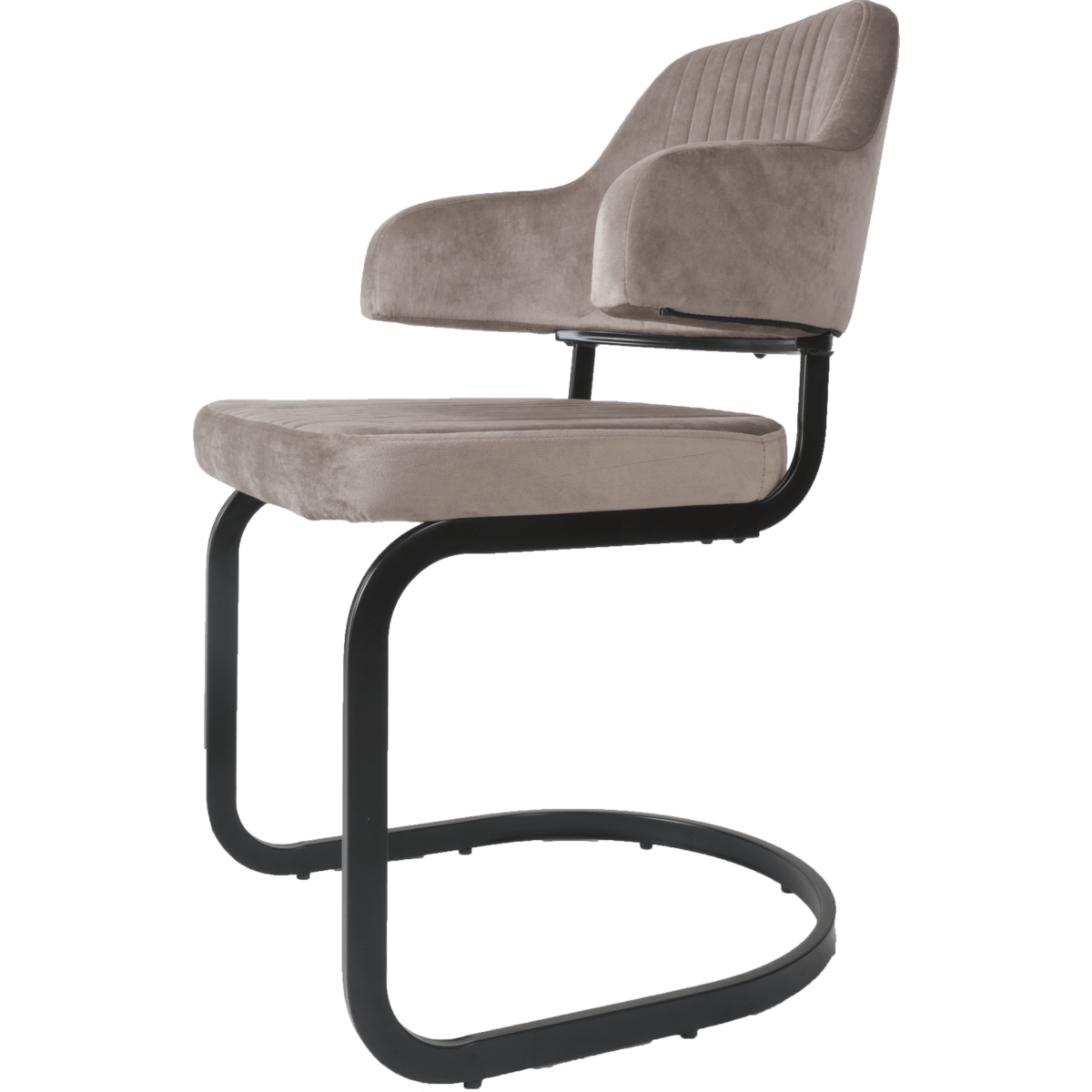 Esszimmerstuhl Fox Velvet Taupe - HomeDesign Knaus