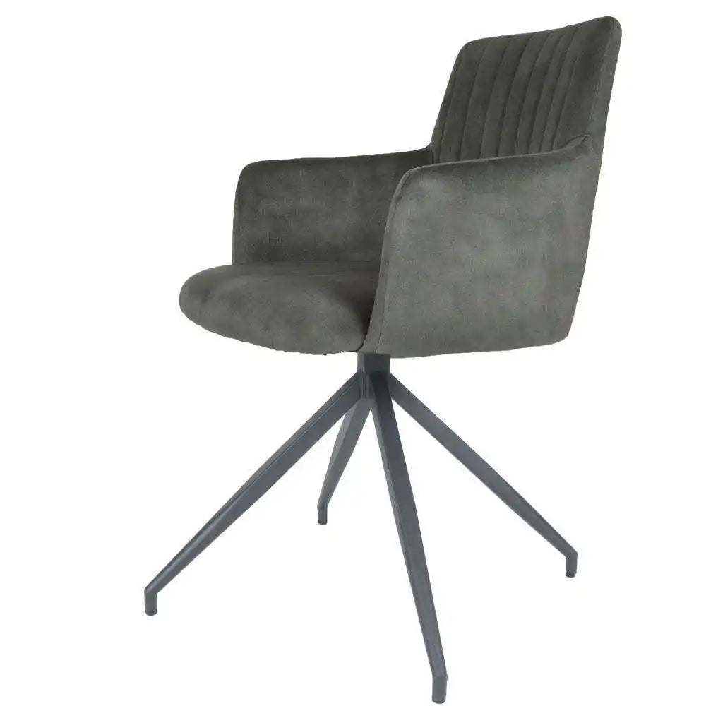 Esszimmerstuhl Jaspis Army Green - HomeDesign Knaus