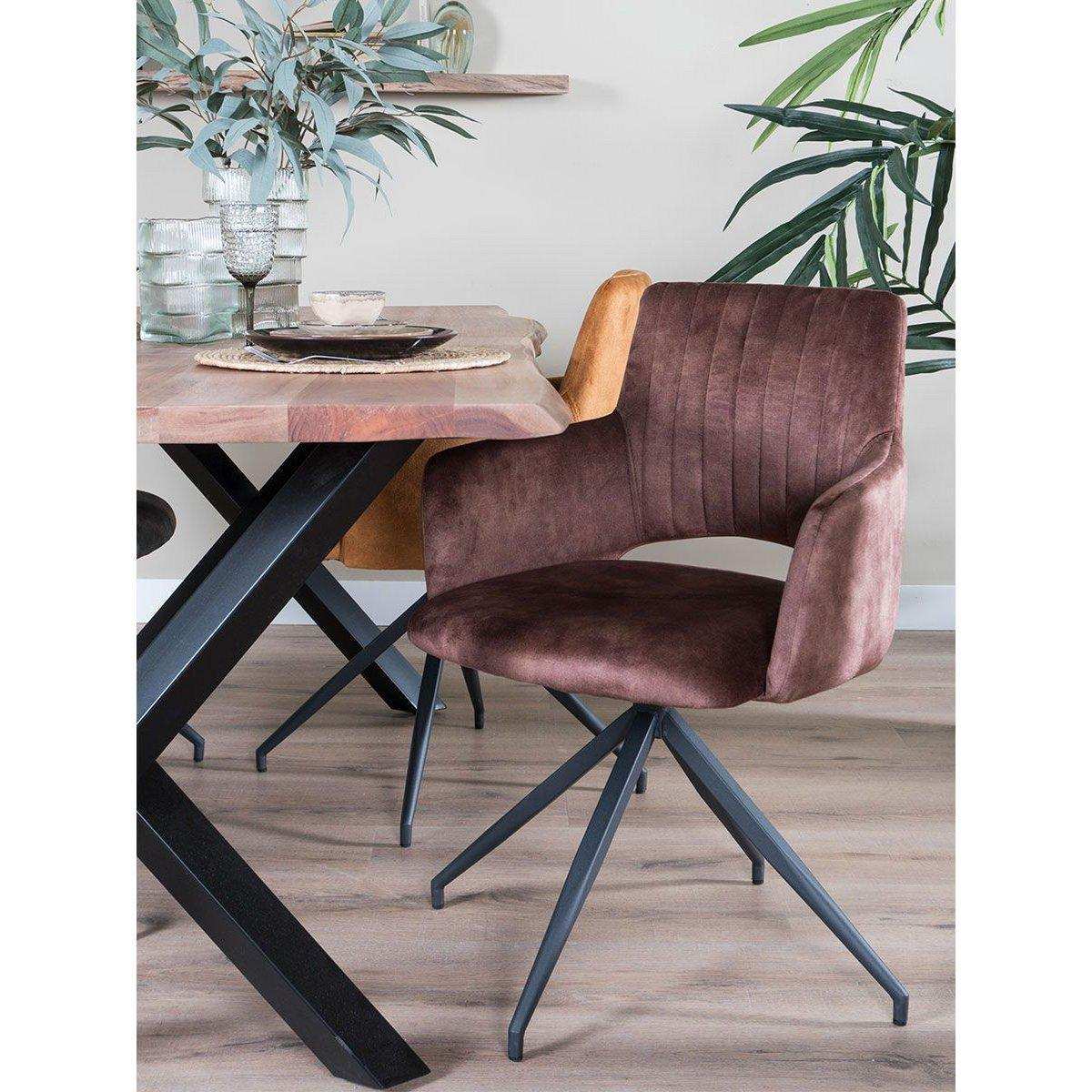 Esszimmerstuhl Jaspis Rost - HomeDesign Knaus