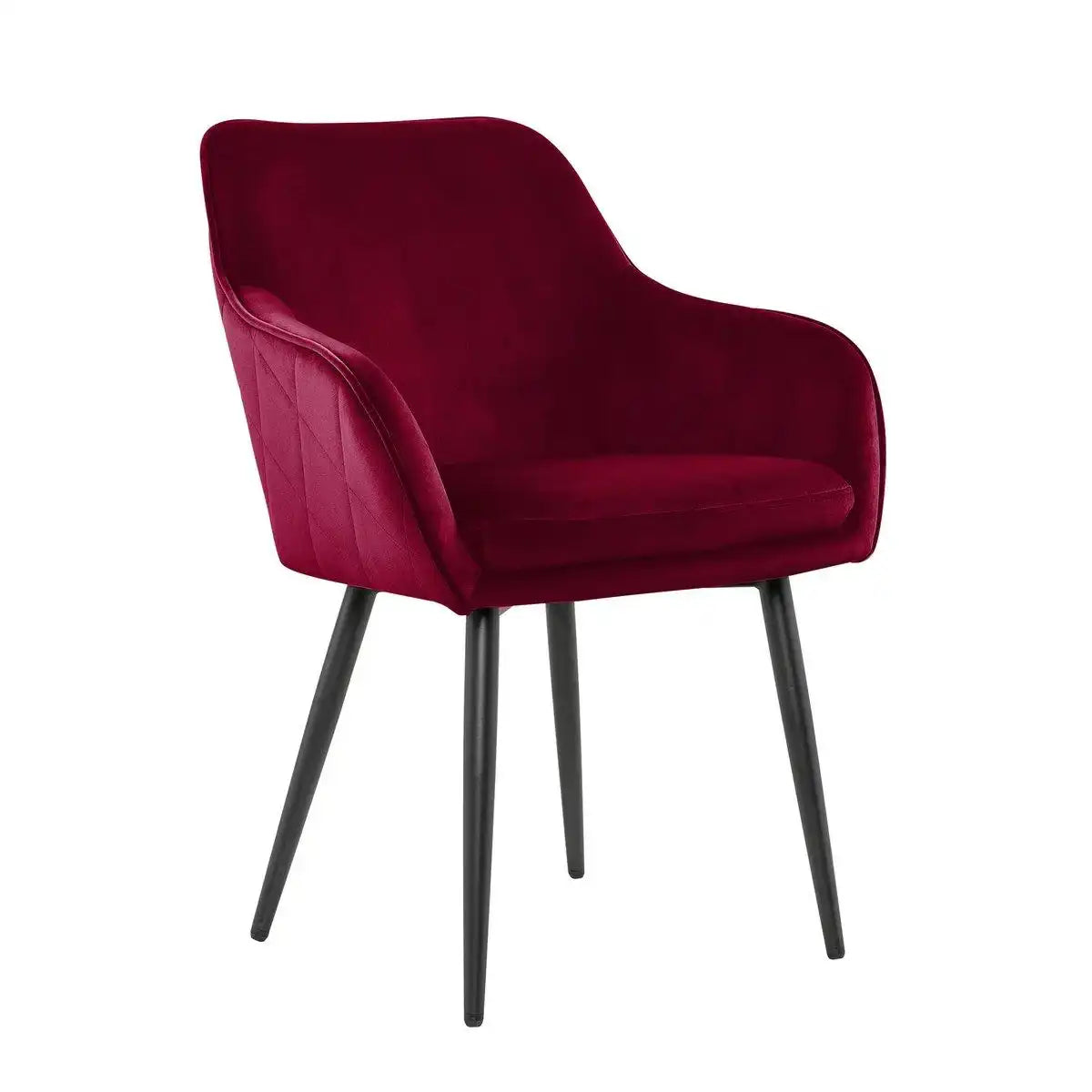 Esszimmerstuhl Rot Samt - HomeDesign Knaus