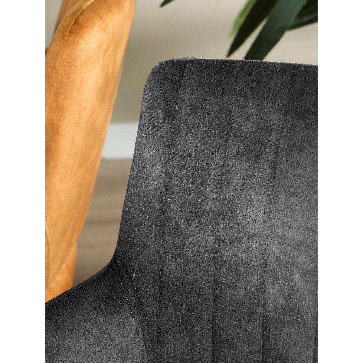 Esszimmerstuhl Samt Jaspis synthetischen Stoff 360 Grad drehbar - HomeDesign Knaus