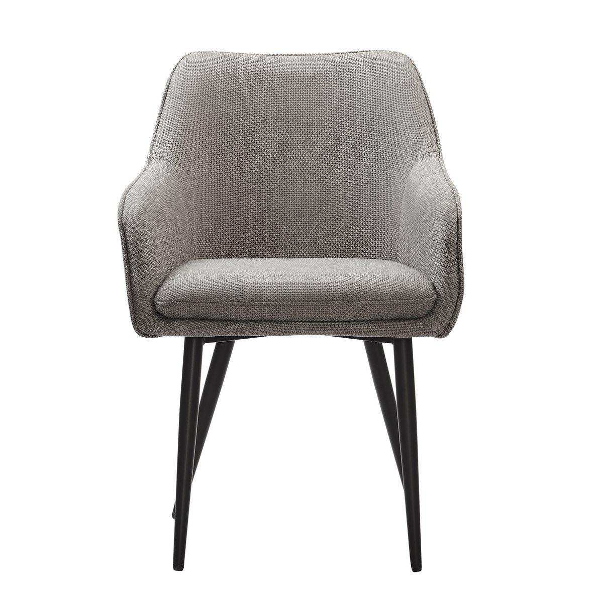 Esszimmerstuhl Strukturstoff Taupe - HomeDesign Knaus
