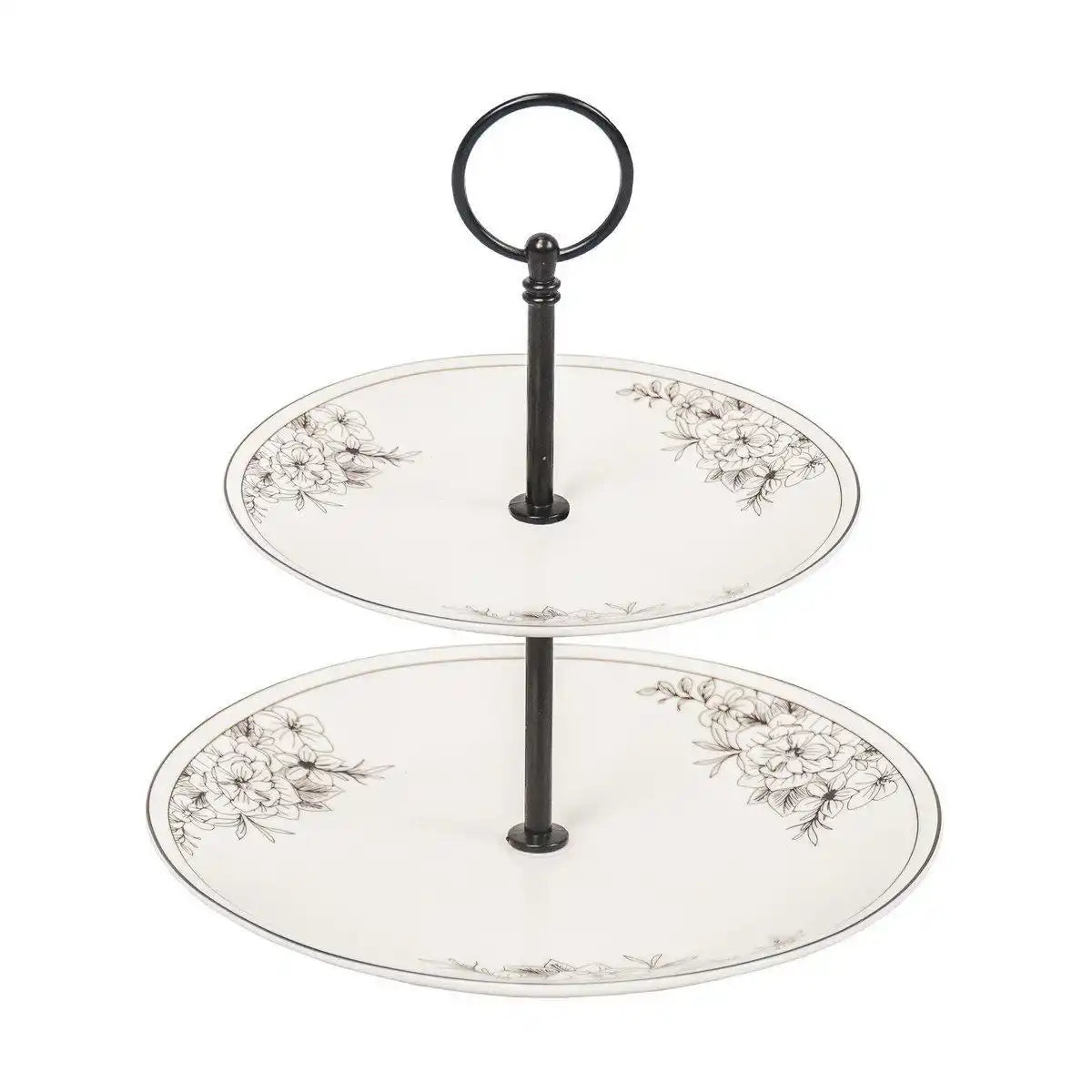 Etagere - Blumen - Newbone China - 2 Schichten - HomeDesign Knaus