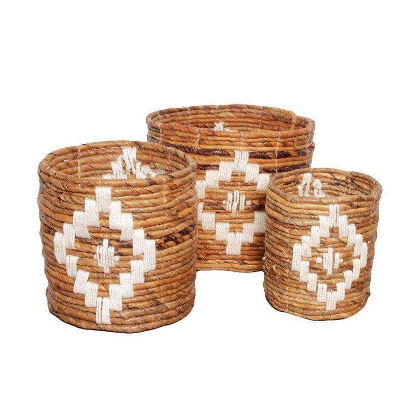 Ethnischer Korb 3er-Set - HomeDesign Knaus