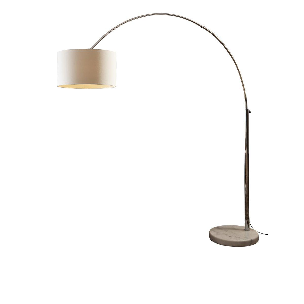 Bogenlampe 210 cm weiß - HomeDesign Knaus