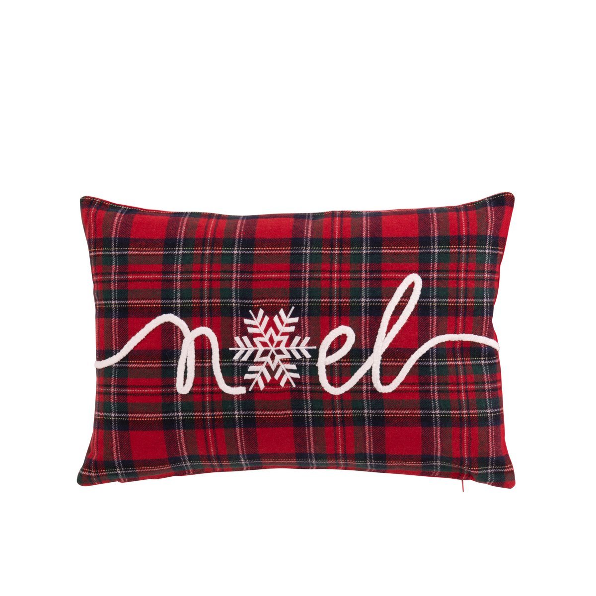 J-line küsst Noël Wolle Weihnachtsrood/Weiß