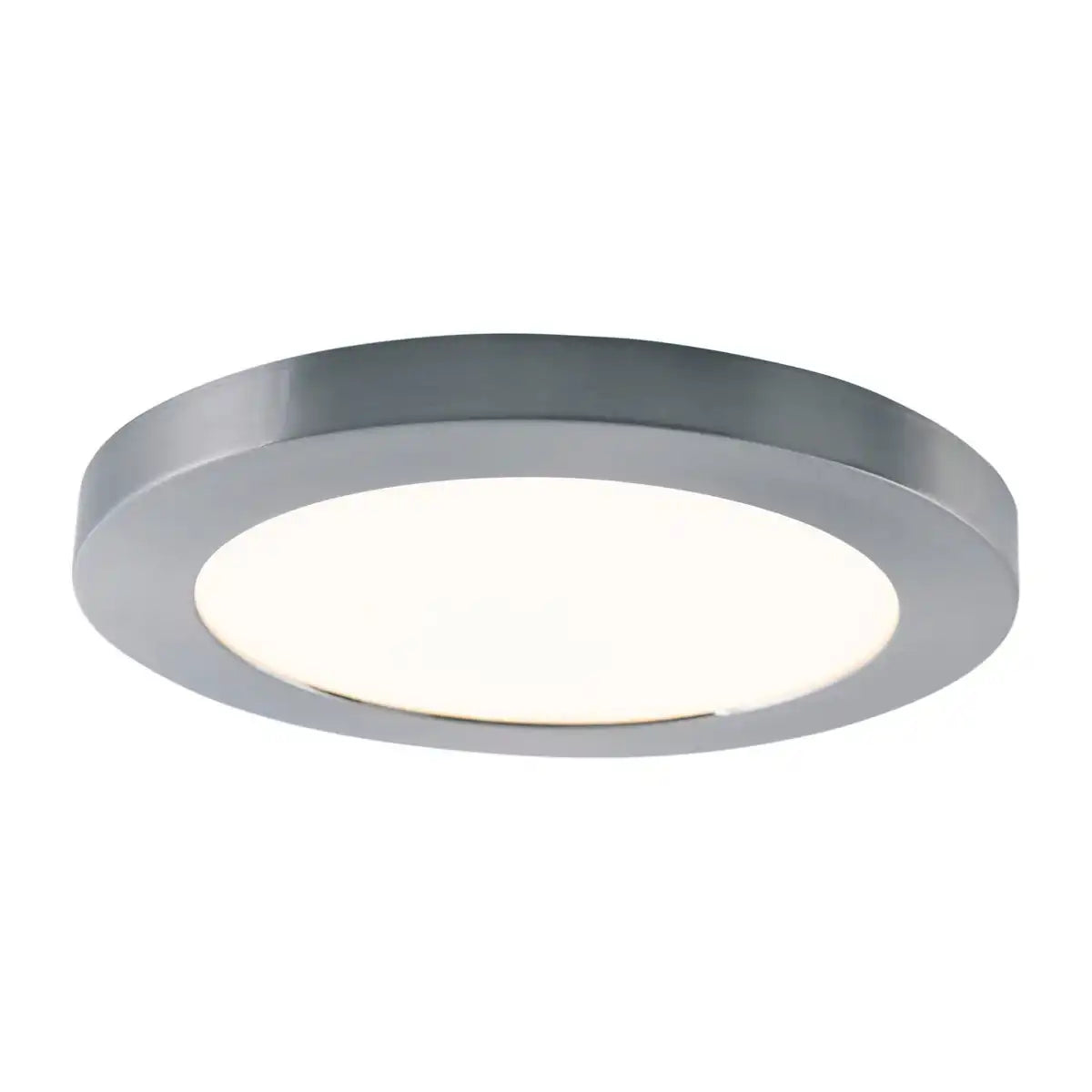 LED Deckenleuchte "BONUS", Funktion, Deckenlampe aus Metall und Kunststoff, Ringe in Chrome und Weiß sind wechselbar, mit fest verbauten LEDs, 22,5 cm Durchmesser