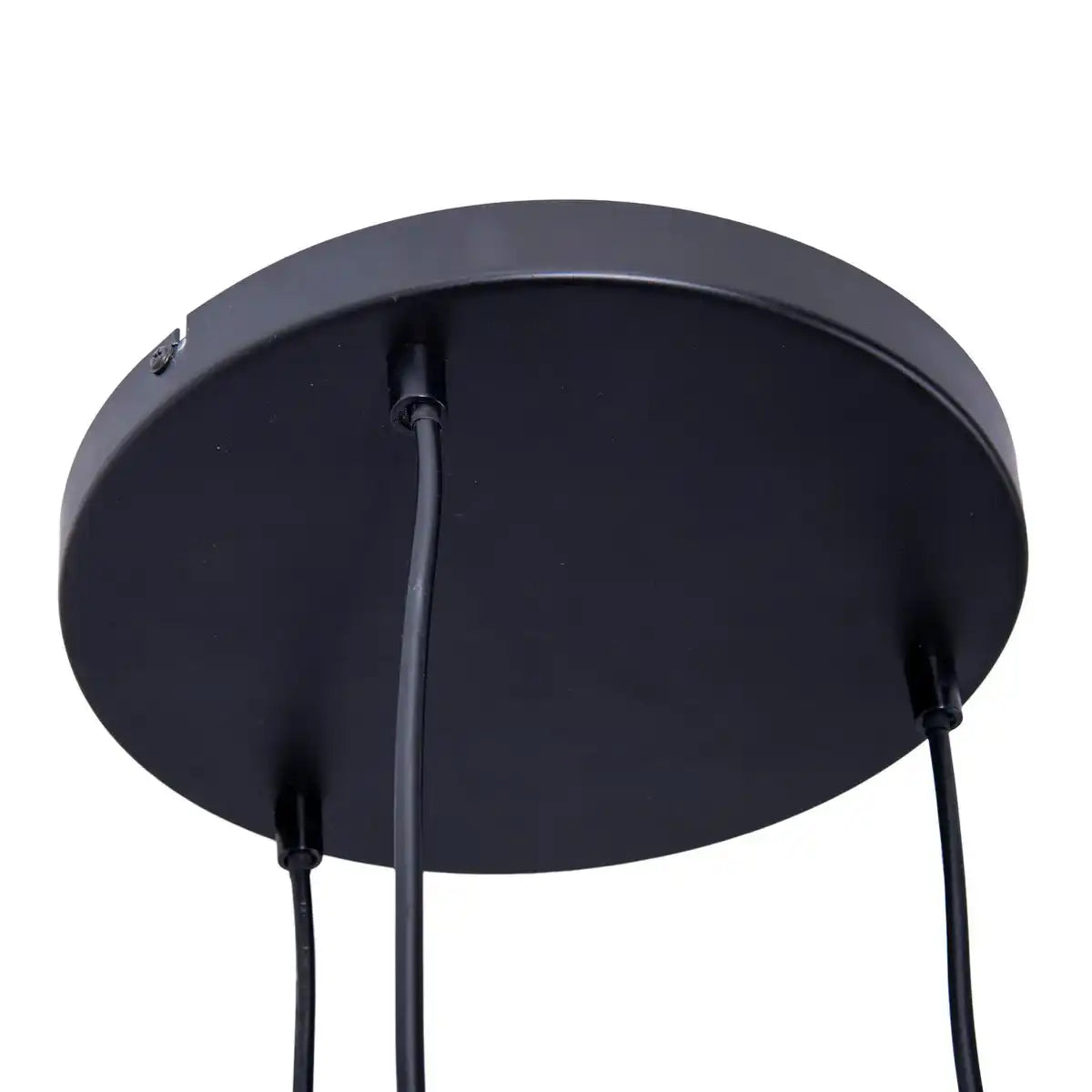 3er Pendelleuchte "CASCO" Hängelampe aus Metall in Schwarz, und Gold, mit E27-Fassungen. Stilvolle Beleuchtung für Wohnzimmer, Esszimmer oder Küche.