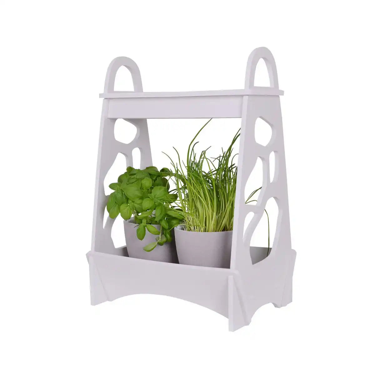 LED-Mini-Garten h: 50cm weiß "Garden"