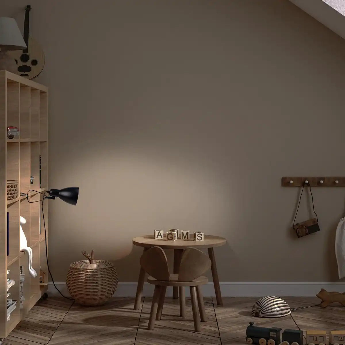 Klemmtischleuchte "MARA" matt schwarz für E14 max. 18 Watt, für Innenräume, 28 cm hoch