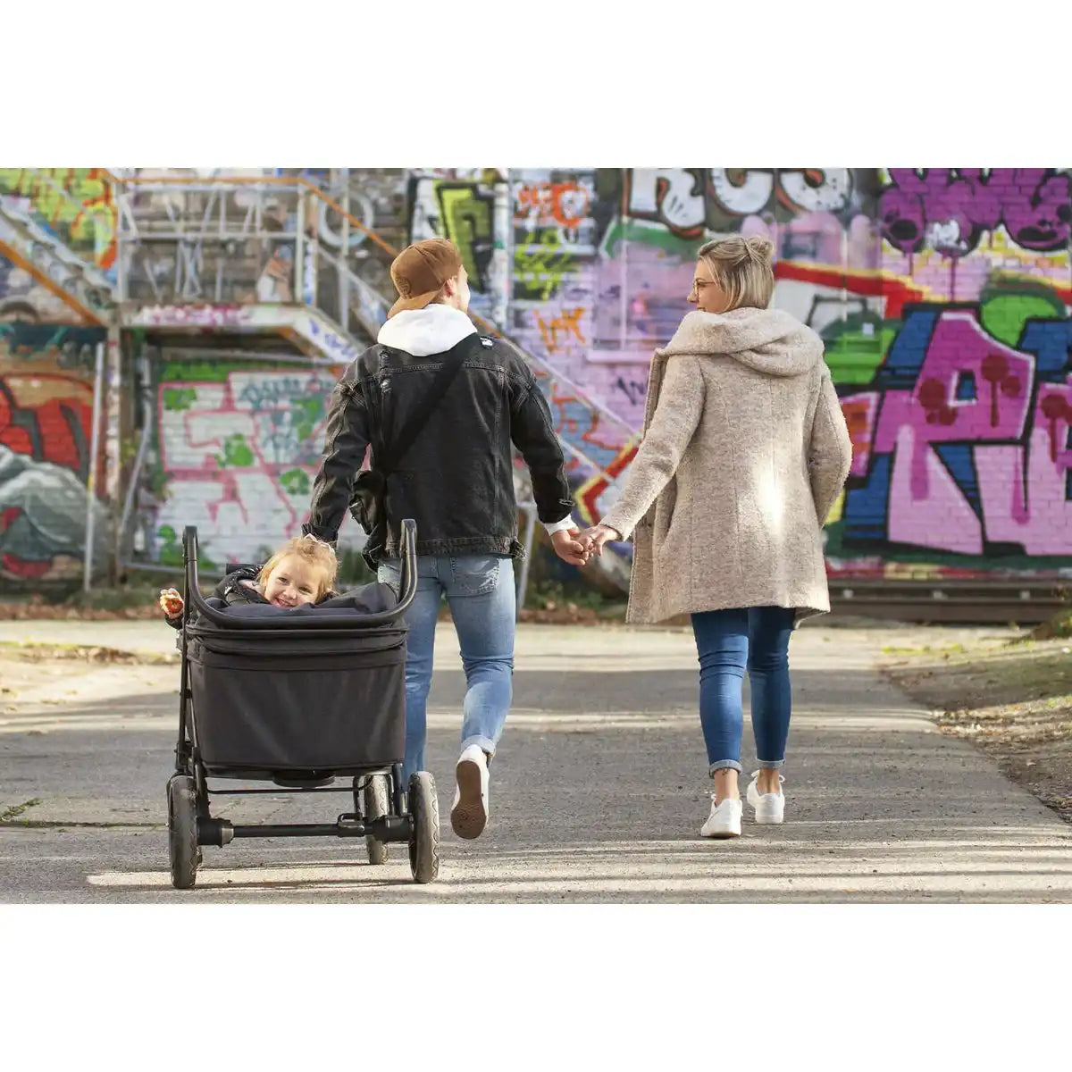Faltbarer Bollerwagen 'Cruiser Premium', inkl. Zubehör - HomeDesign Knaus