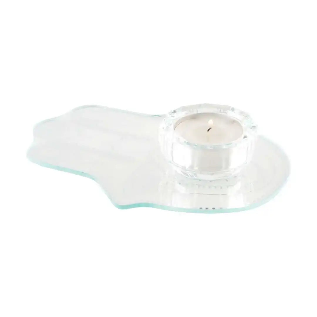 Fatma Handknopf 12x15cm Silberspiegel - HomeDesign Knaus