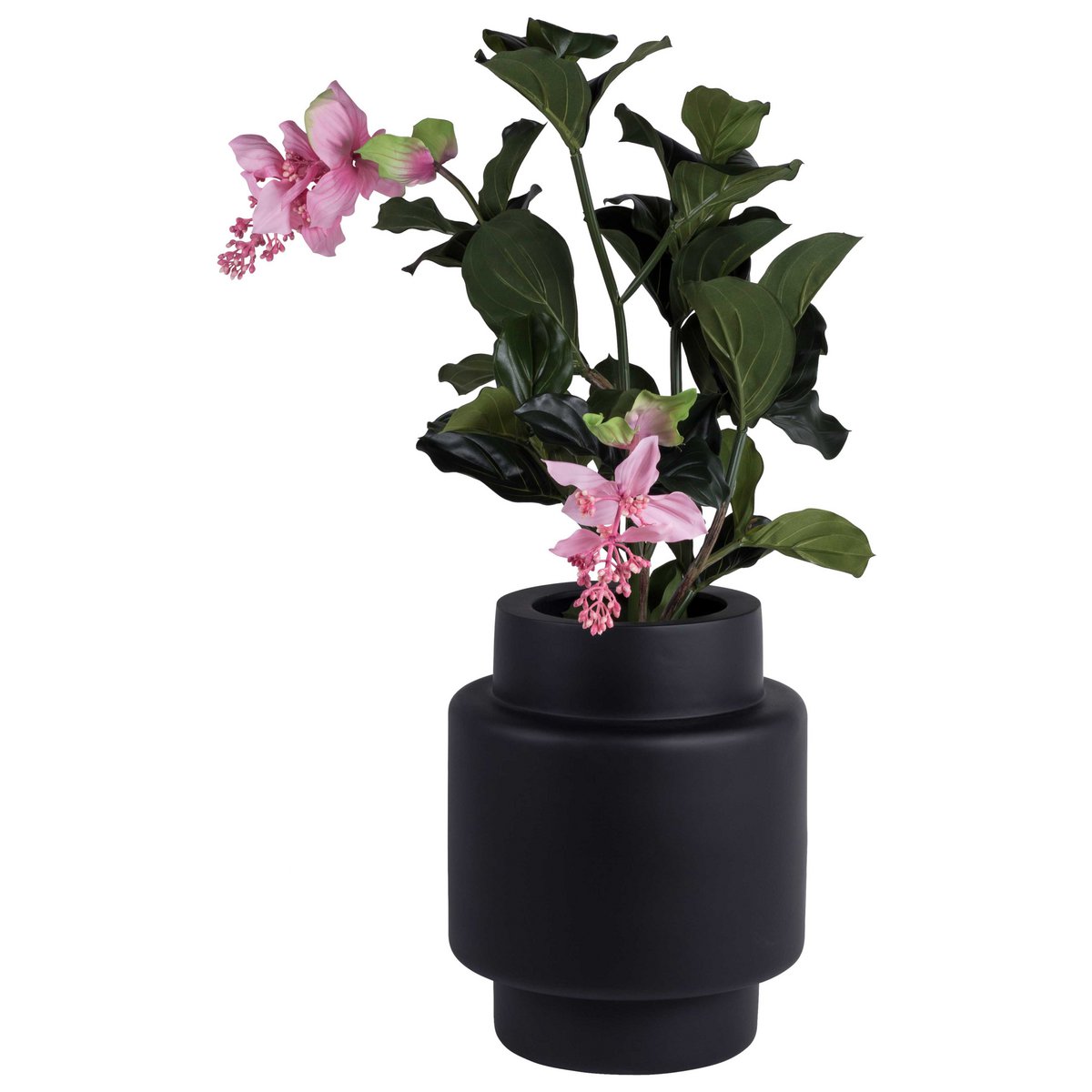 XXL Blumentopf Innen Außenbereich Pflanzentopf schwarz Pot