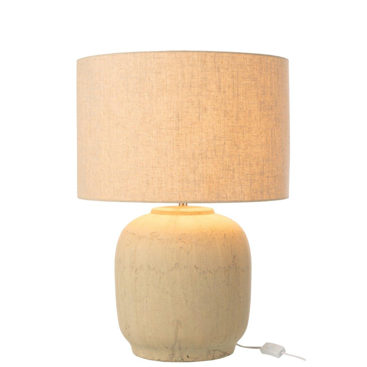 J-Line Lamp Mia Terrakotta groß