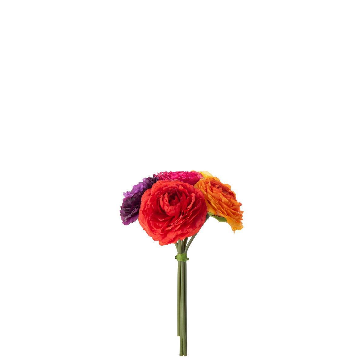 J-Line Blumen-Ranunkelbündel – Kunststoff – Mischung