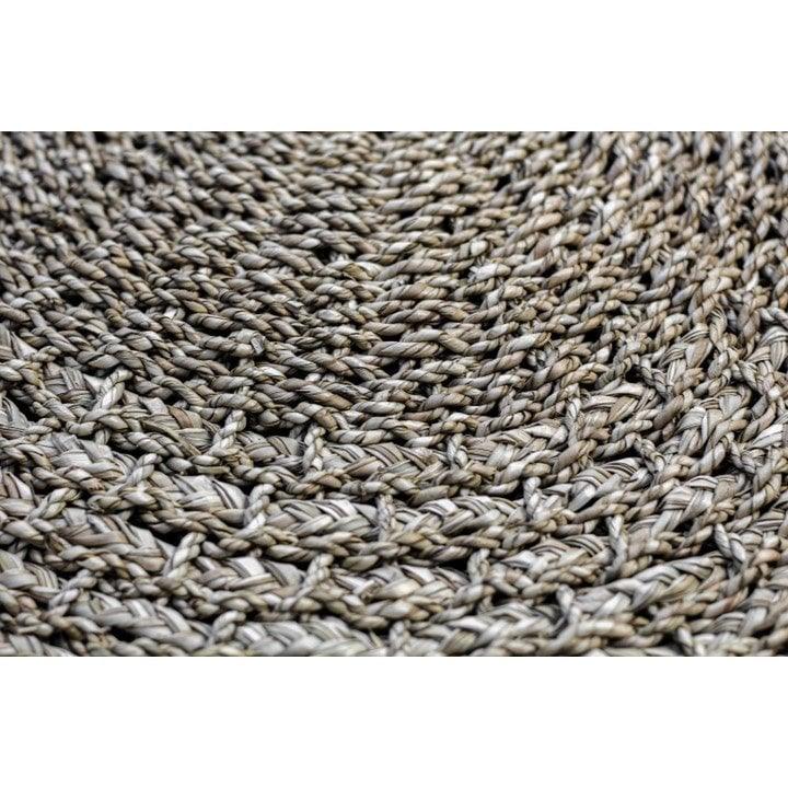 HSM Collection Floor Teppich Malibu-100-Naturel/Zwart-Raffie/Seegras