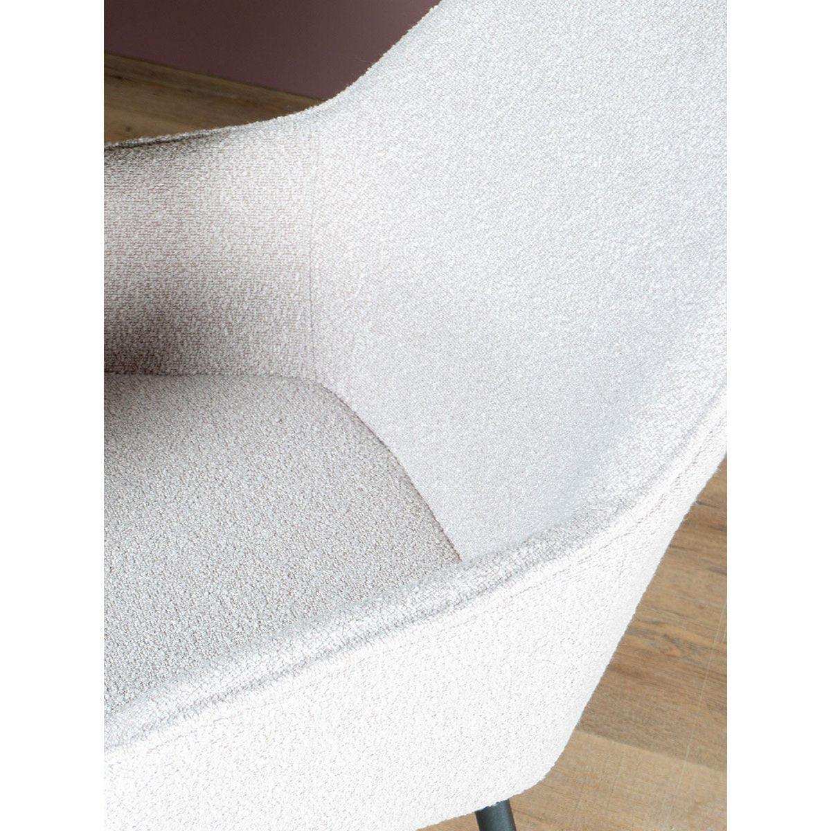 Fenna Esszimmerstuhl – Bouclé – Natur - HomeDesign Knaus