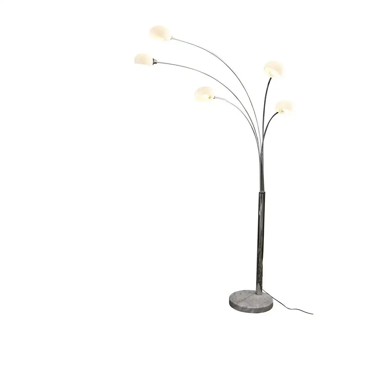 Five Fingers 210 cm weiß Glas, Marmor - HomeDesign Knaus