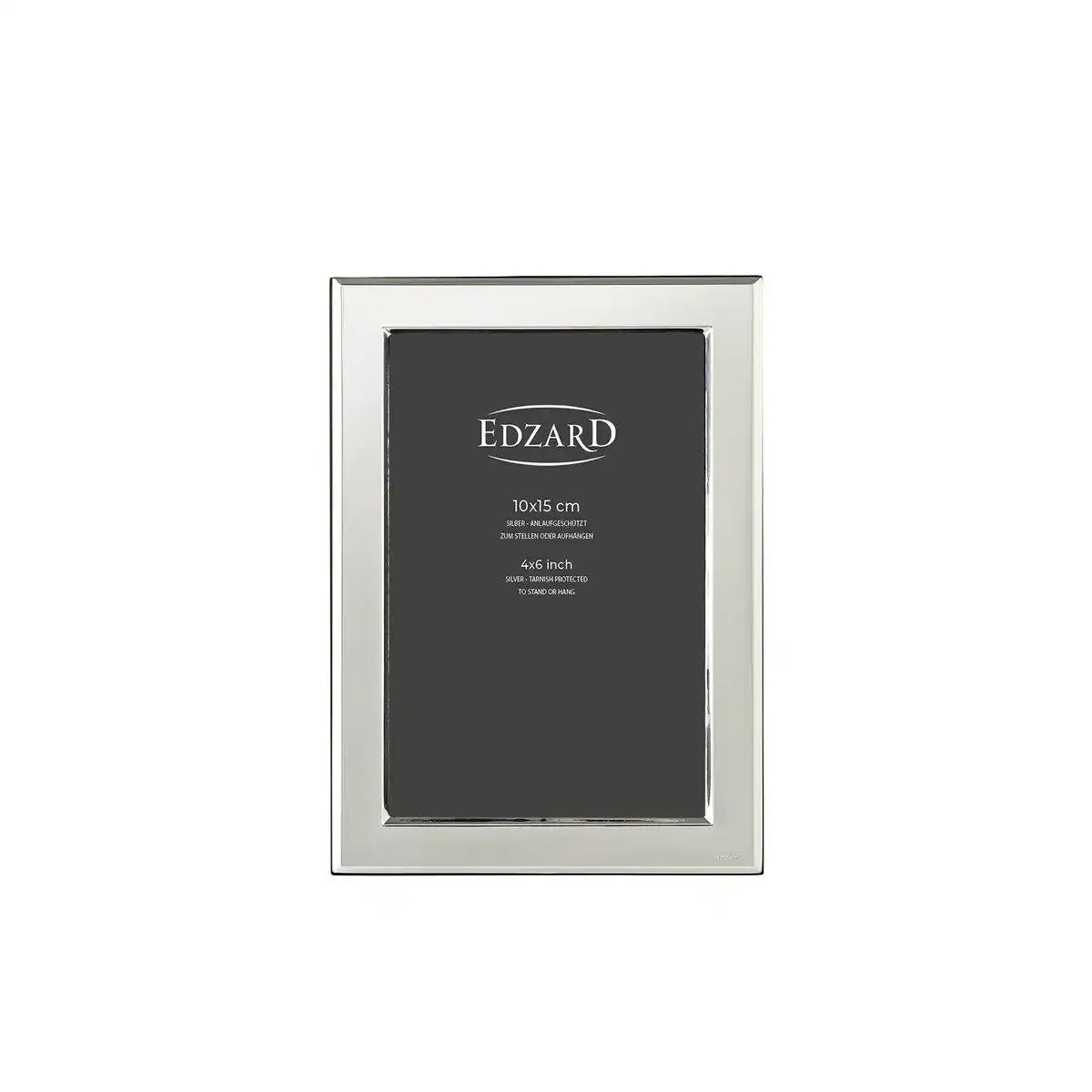 Fotorahmen Bilderrahmen Angers für Foto 10 x 15 cm, Echtsilber, anlaufgeschützt - HomeDesign Knaus