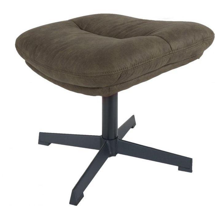 Fußhocker Dorus Cowboy - Olive 411 - HomeDesign Knaus