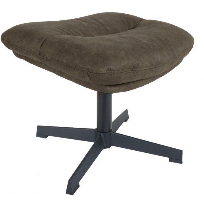 Fußhocker Dorus Cowboy - Olive 411 - HomeDesign Knaus