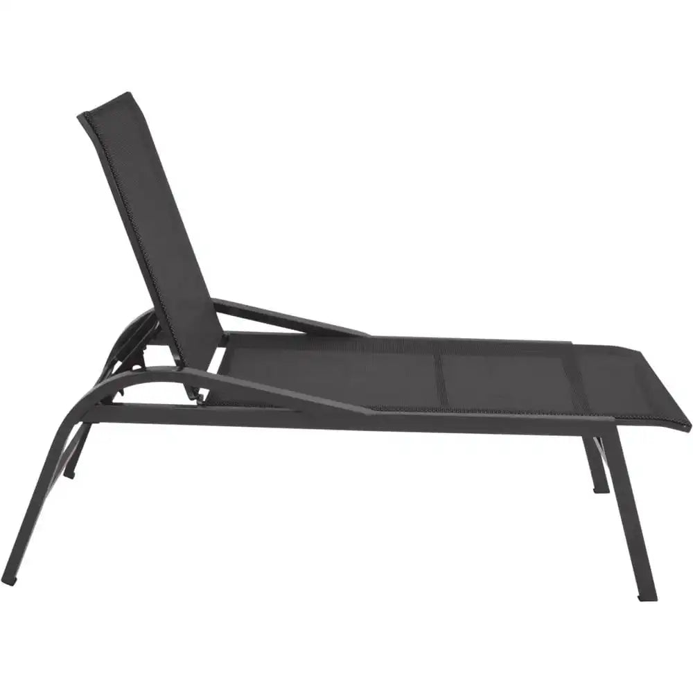 Gartenliege Sonnenliege Mojito Negro XL Rückenlehne - HomeDesign Knaus