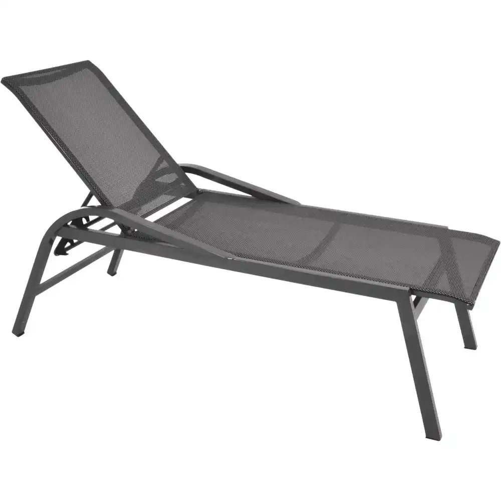 Gartenliege Sonnenliege Mojito Negro XL Rückenlehne - HomeDesign Knaus