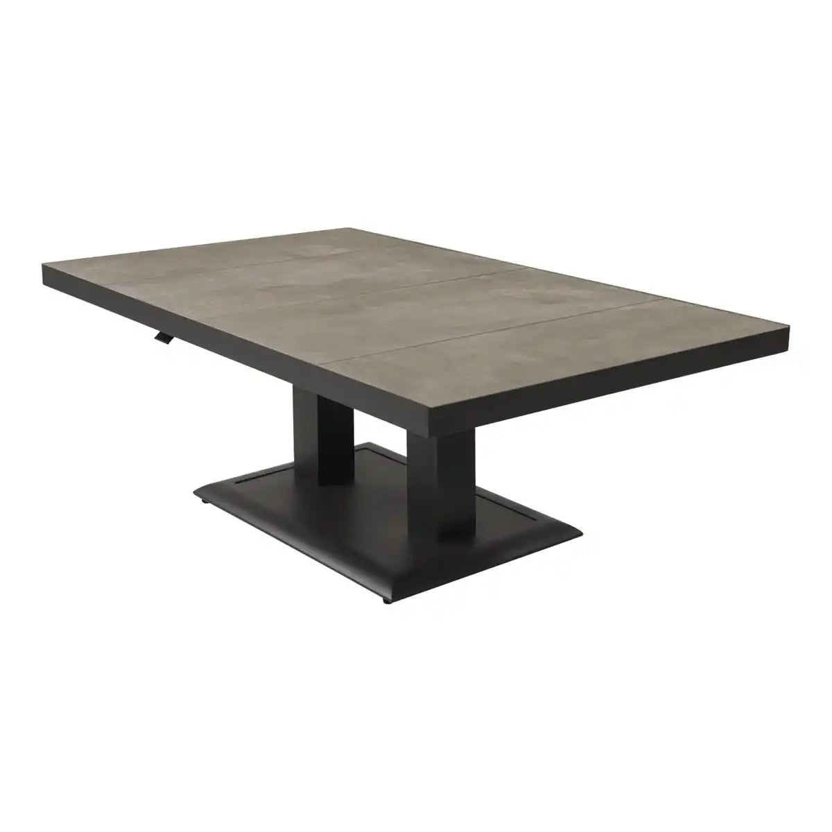 Gartentisch Loungetisch verstellbar Murcia Negro 140x85cm - HomeDesign Knaus