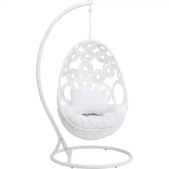 Geflochten Hängesessel Lounge Sessel Stahl Gartensessel Ibiza Style - HomeDesign Knaus