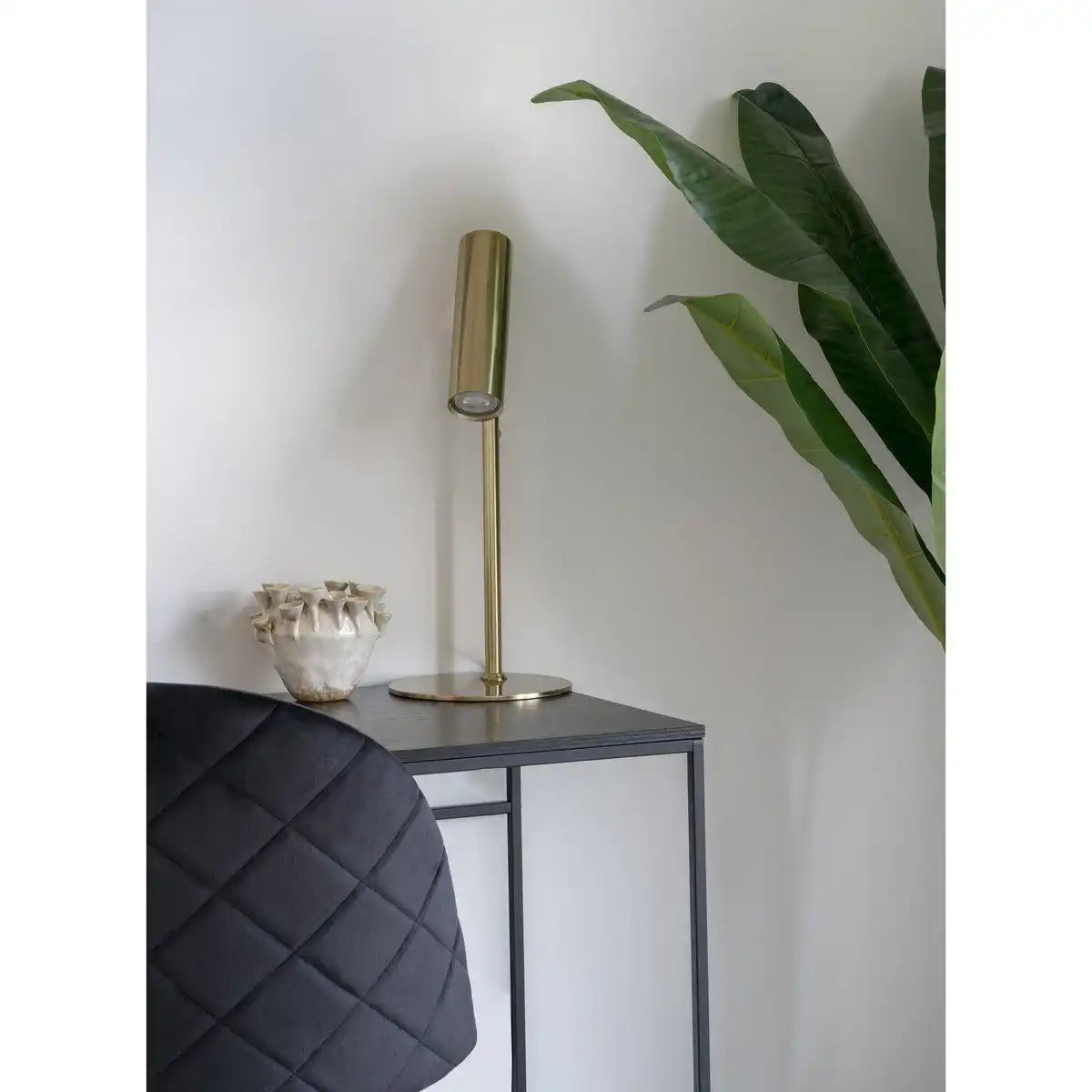 Geneve Bürostuhl – Bürostuhl aus Samt, schwarz mit schwarzen Beinen, HN1207 - HomeDesign Knaus