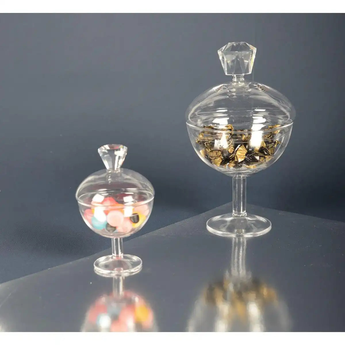 Glas Süßigkeiten mit H24cm Diamant - HomeDesign Knaus