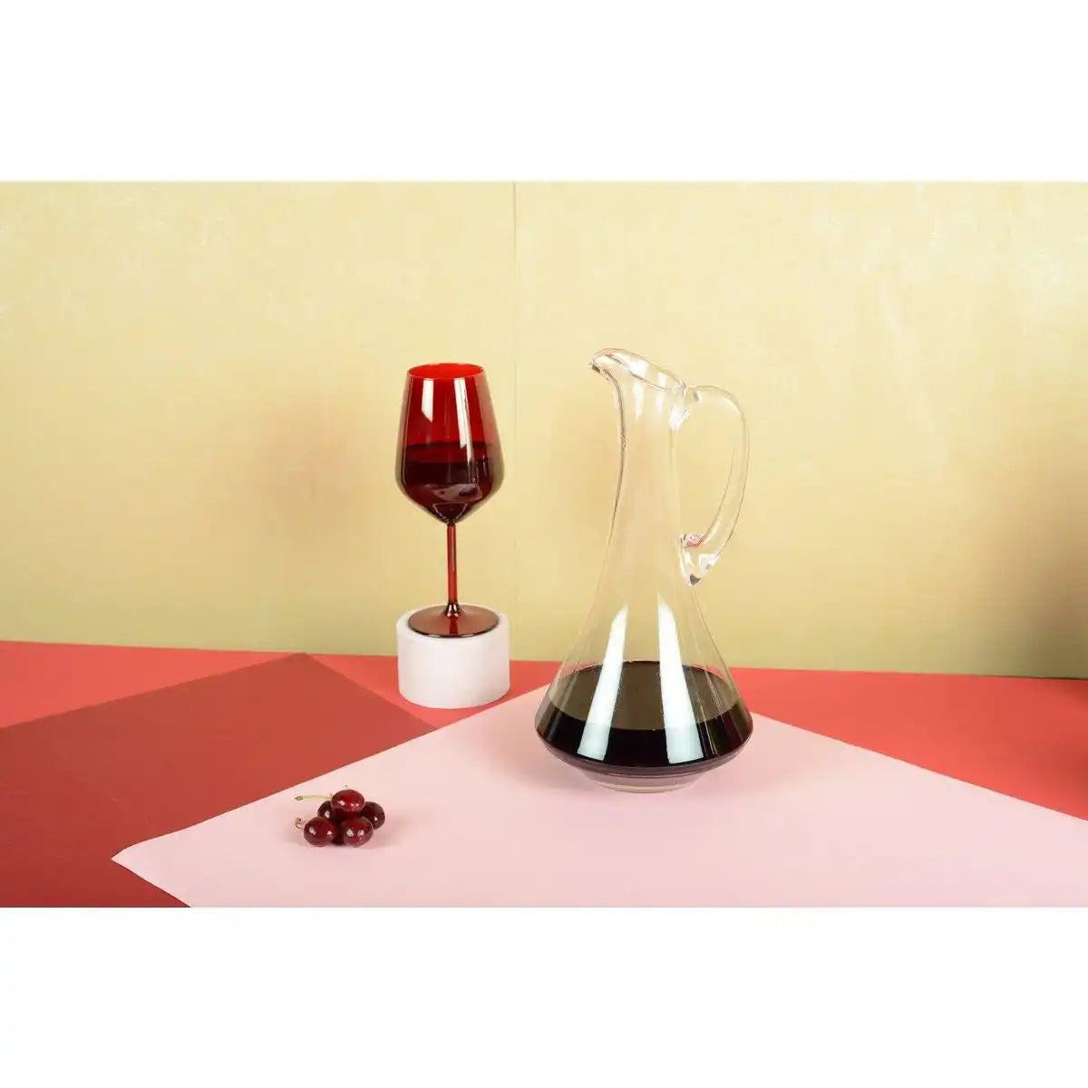 Glaskaraffe mit Griff 17x31cm - HomeDesign Knaus