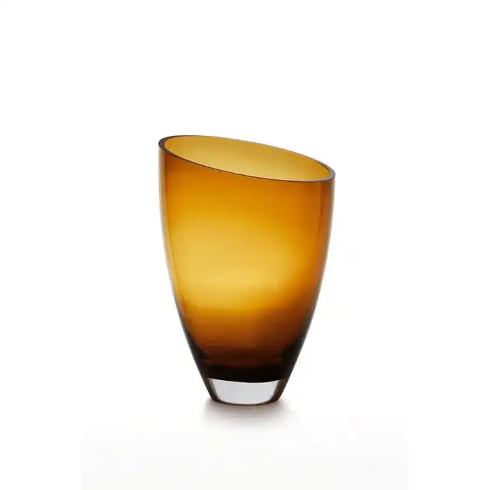 Glasvase Buled Blumenvase Bernstein Premiumglas 9 mm - HomeDesign Knaus