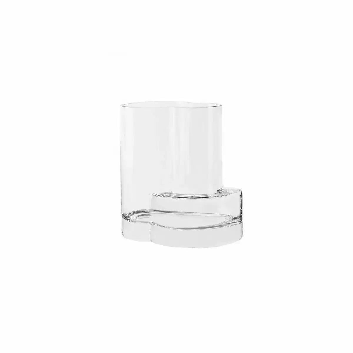 Glasvase innovativem Design Blumenvase Touch FUSION Klarglas - HomeDesign Knaus