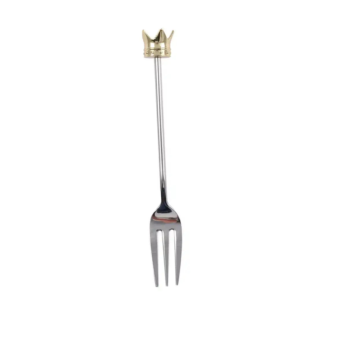 GOLDENE KRONENKUCHENGABEL - 4ER-SET - HomeDesign Knaus