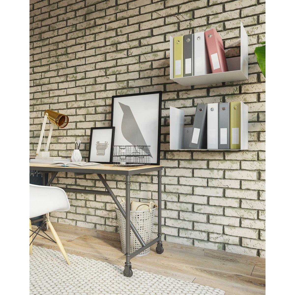 Gorillz Clark Wandregal - Weiß - HomeDesign Knaus