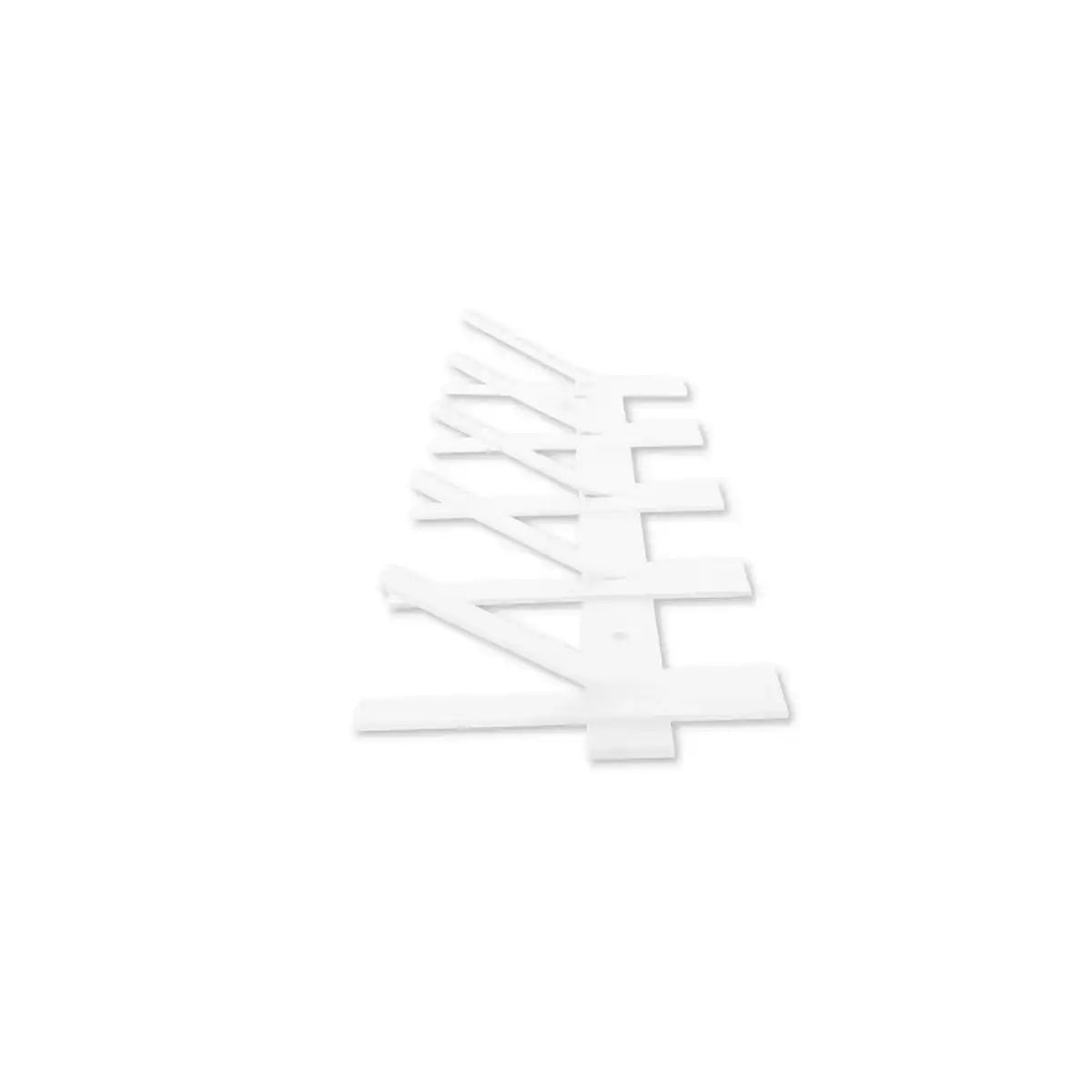 Gorillz Incision - Garderobe - Wandgarderobe - 10 Garderobenhaken - Metall - Weiß - HomeDesign Knaus