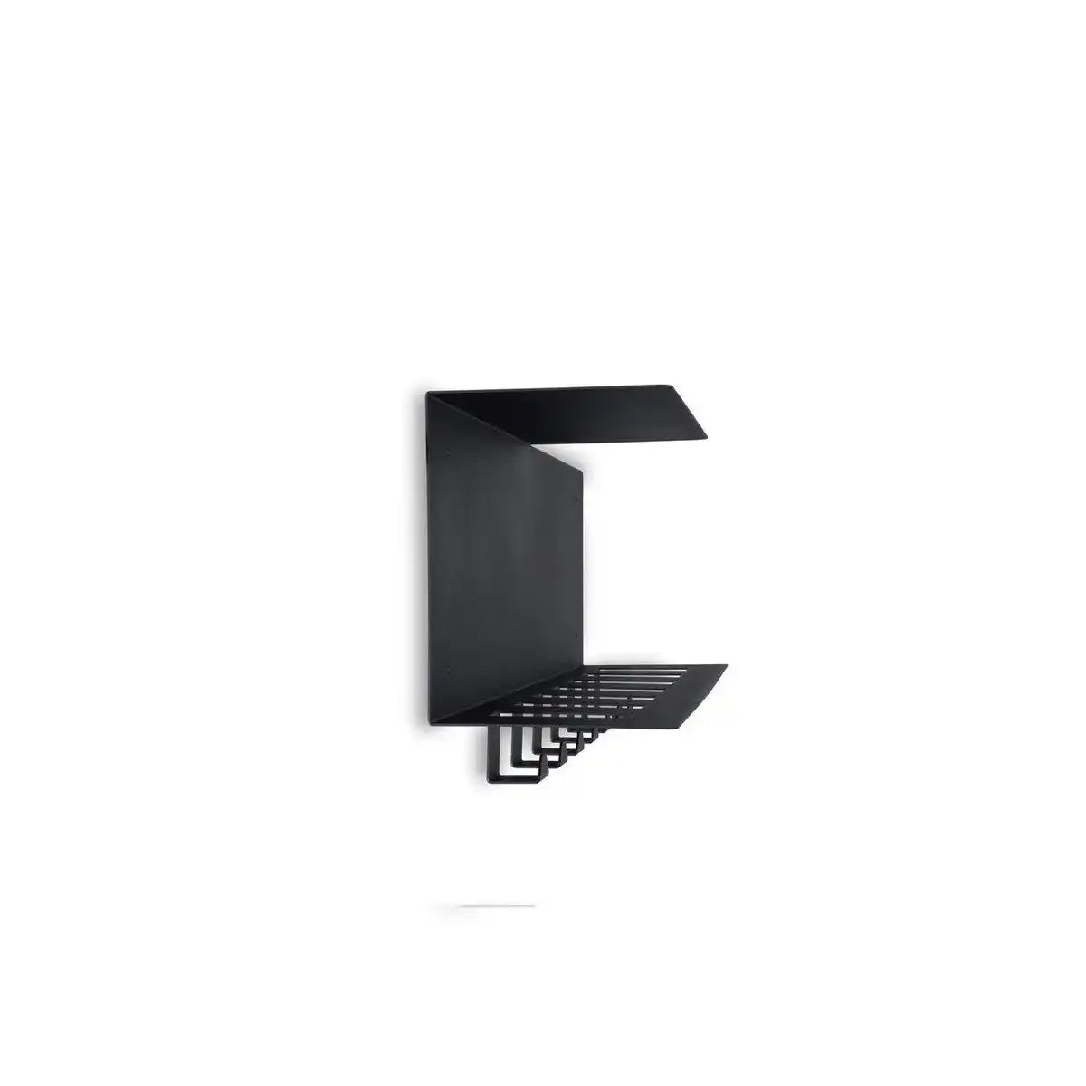 Gorillz Plenck - Wandgarderobe - mit Hutablage -Kleiderschrank - Schwarz - HomeDesign Knaus