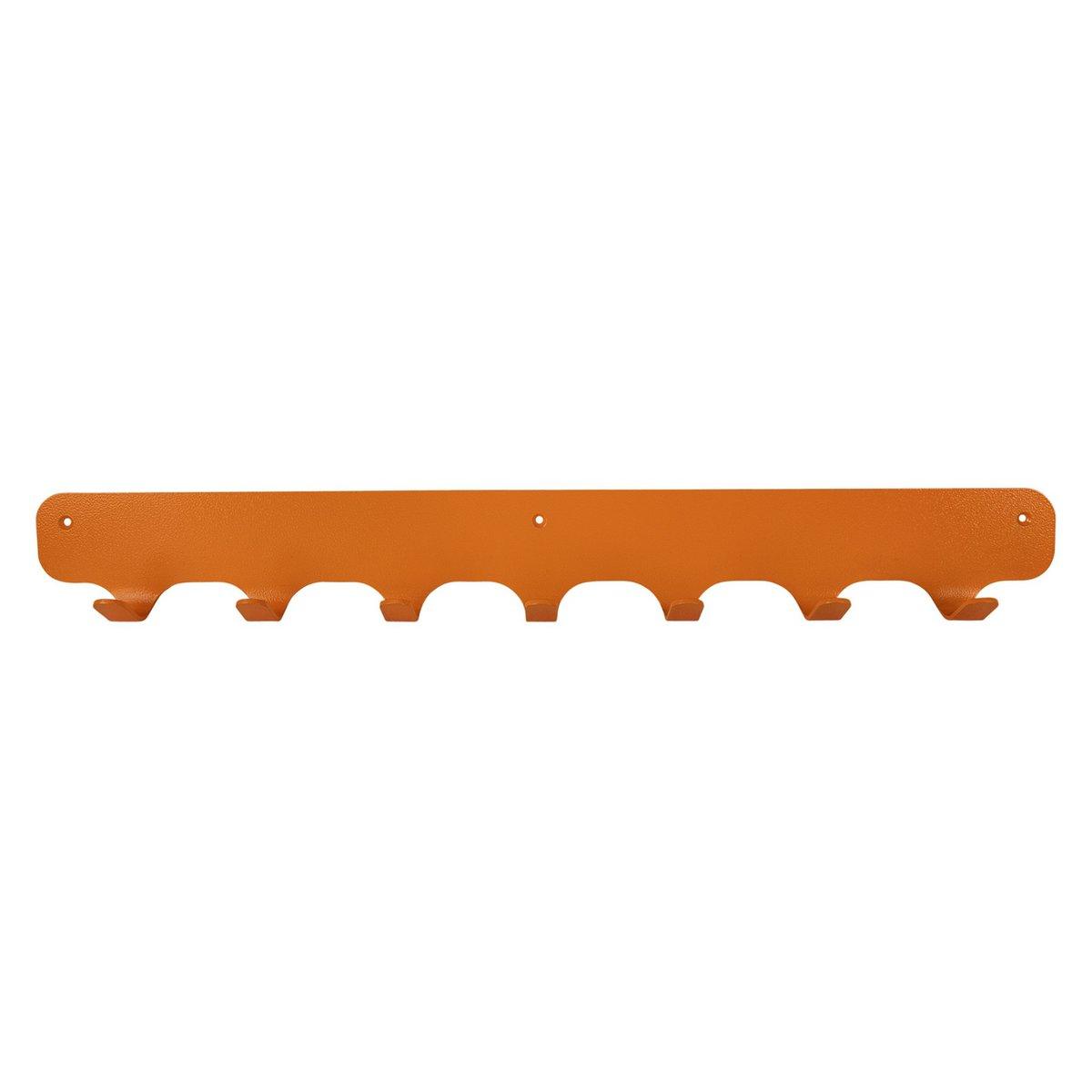 Gorillz Rounded Seven – Wandgarderobe – 7 Garderobenhaken – Orange - HomeDesign Knaus